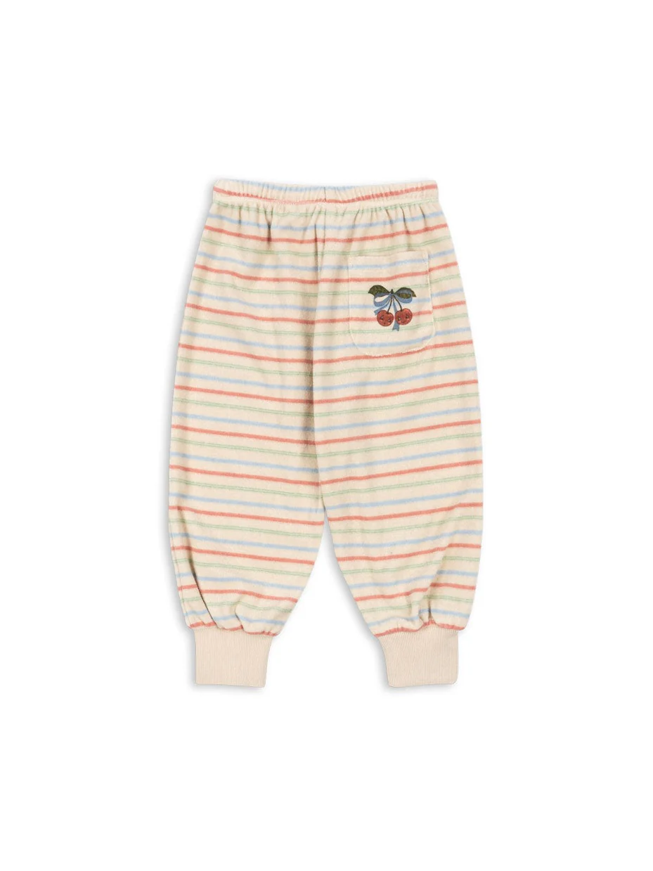 ITTY RIB JOGGEBUKSE GOTS - CONFETTI STRIPE - Image 2