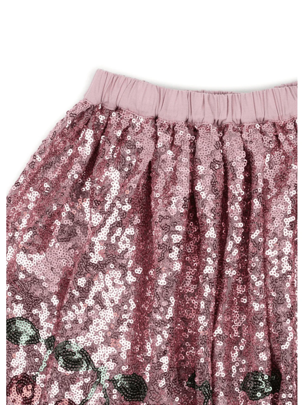 STARLA SEQUIN SKJØRT - Blush - Image 5