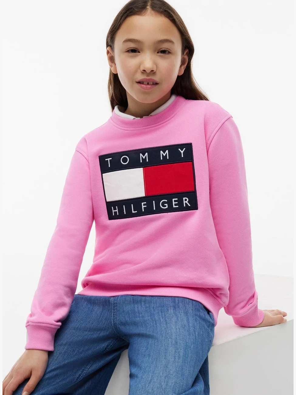 HERITAGE FLAG SWEATSHIRT - MYSTIC PINK TOU - Image 4