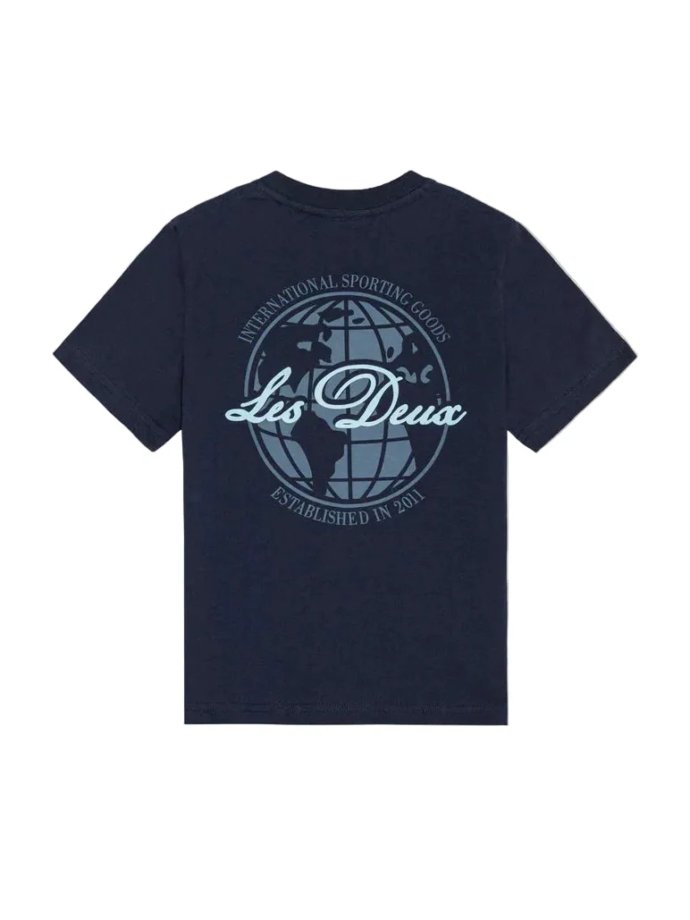 GLOBE T-SKJORTE - Dark Navy - Image 2