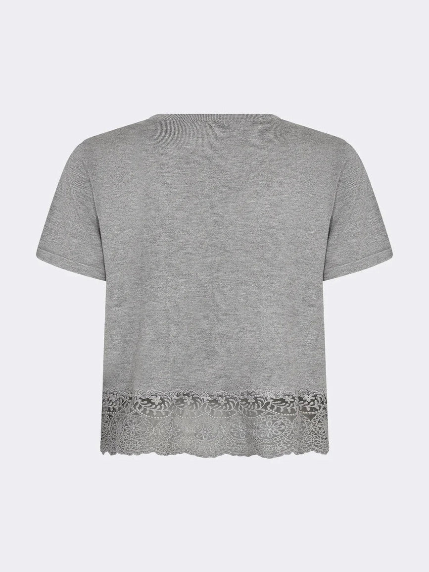 Ria t-skjorte - grey melange - Image 2