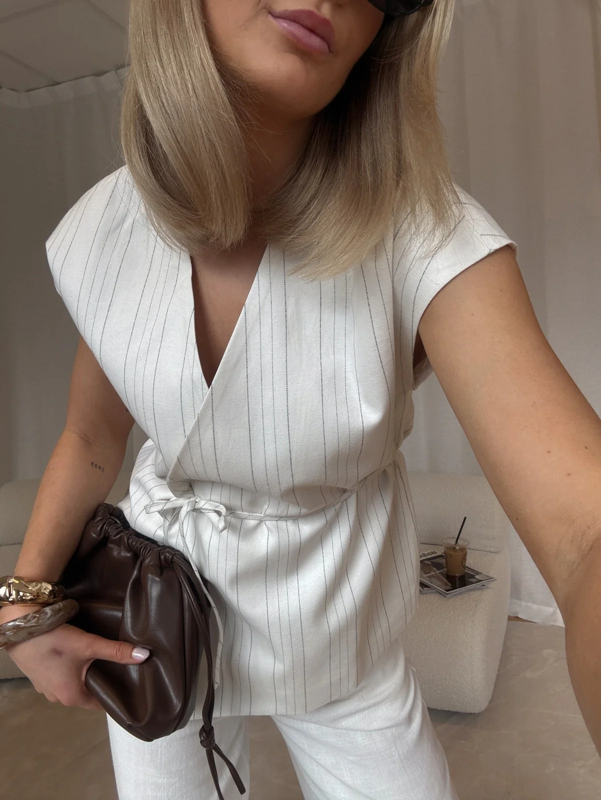 Rio bluse - star white combi