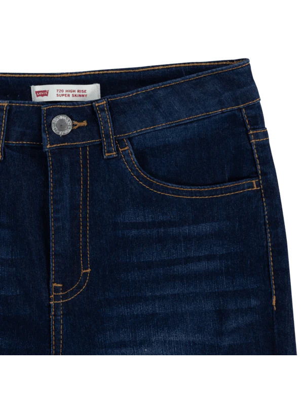 720 High Rise Super Skinny Jeans - Blue - Image 2