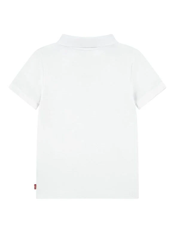 BACK NECK TAPE POLO T-SKJORTE - White - Image 2