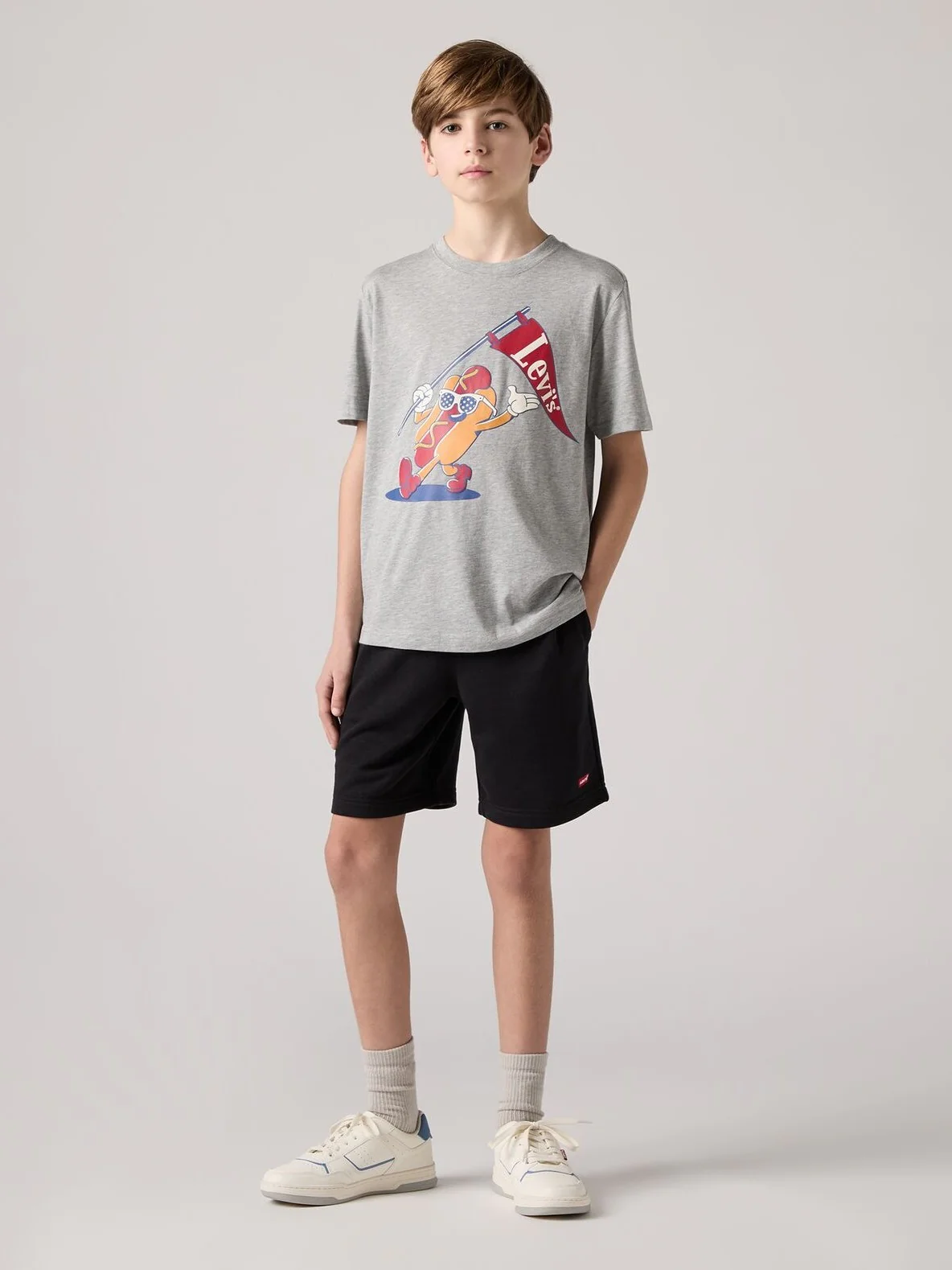 MINI BATWING SHORTS - BLACK - Image 3