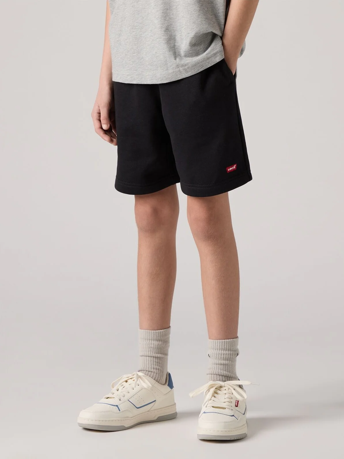 MINI BATWING SHORTS - BLACK - Image 4