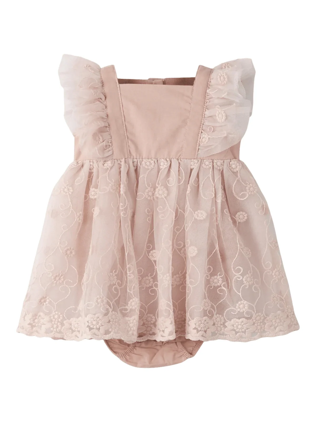 FEYA TULLE BODY KJOLE - Peach Whip