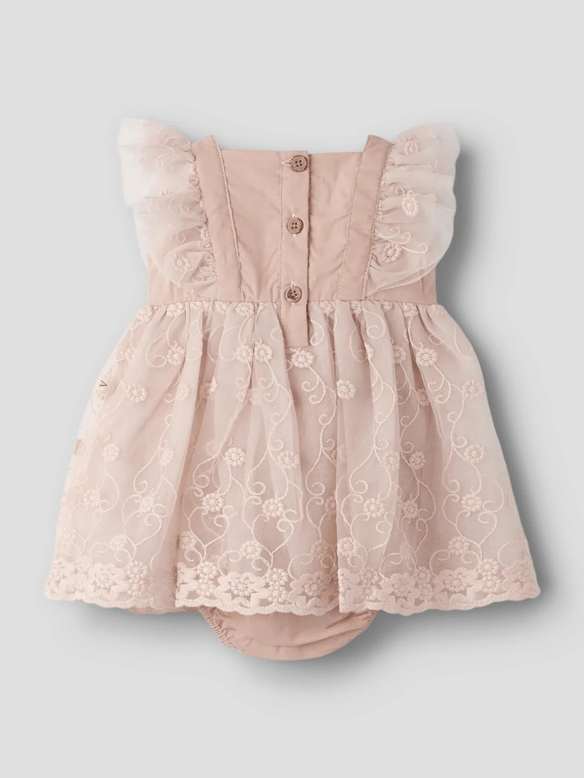 FEYA TULLE BODY KJOLE - Peach Whip - Image 2