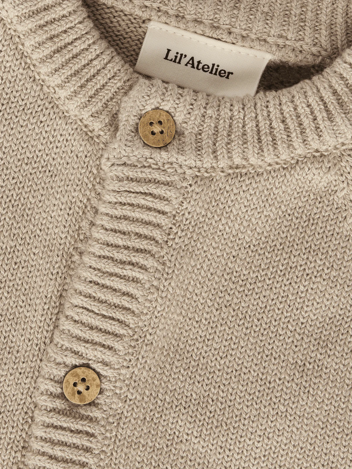 FOGON KNIT CARDIGAN - Oxford Tan - Image 3
