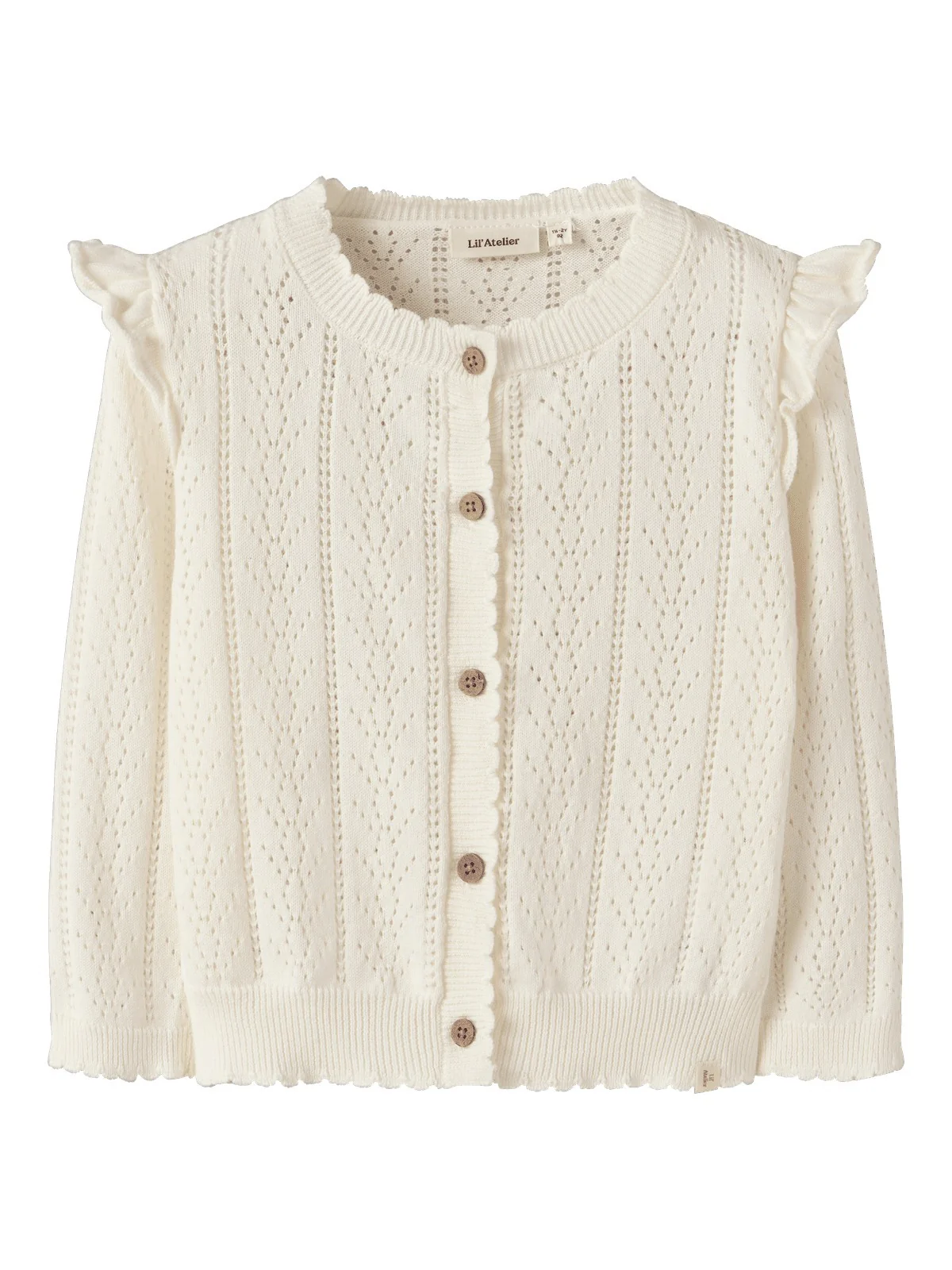 JELA KNIT CARDIGAN - Coconut Milk - Image 2