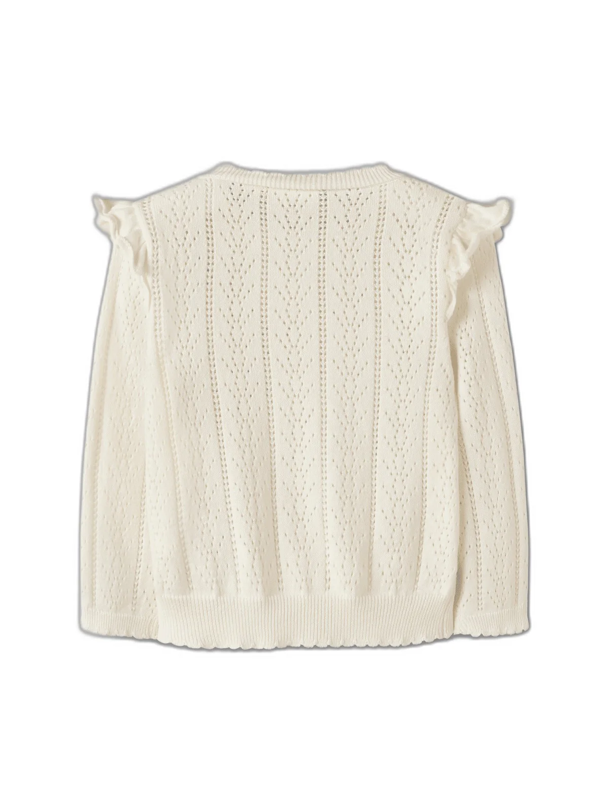 JELA KNIT CARDIGAN - Coconut Milk - Image 3