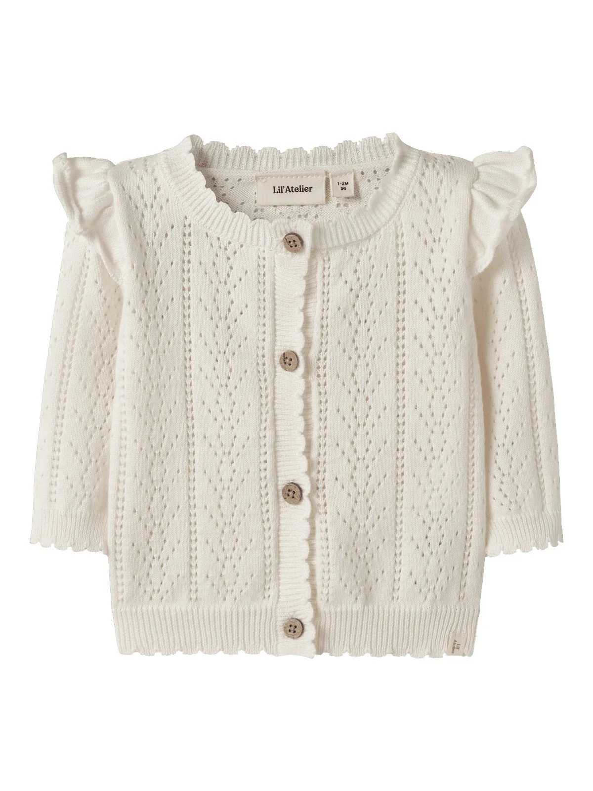 JELA KNIT CARDIGAN - Coconut Milk