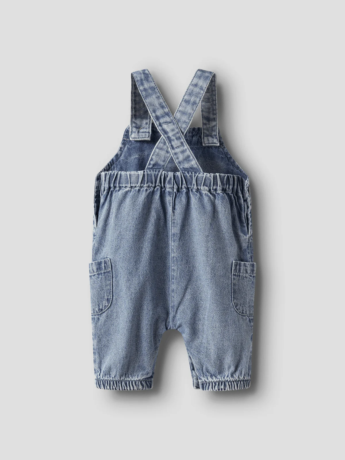 TAYA LOOSE DNM OVERALL - Medium Blue Denim - Image 3