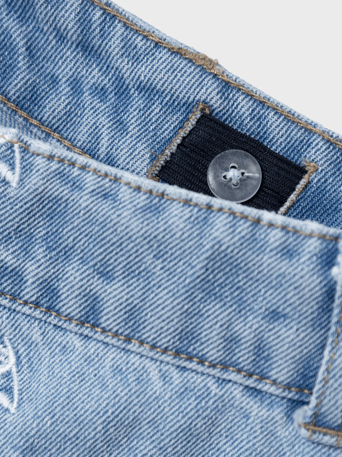 EMBIZZA DNM SHORTS - Light Blue Denim - Image 4