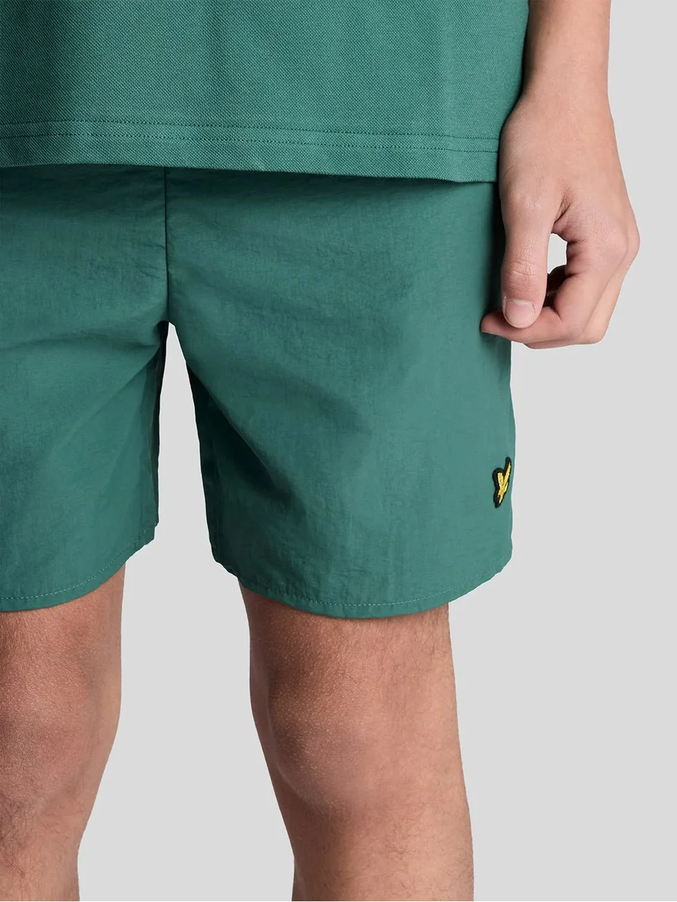 PLAIN BADESHORTS - Everglade - Image 3