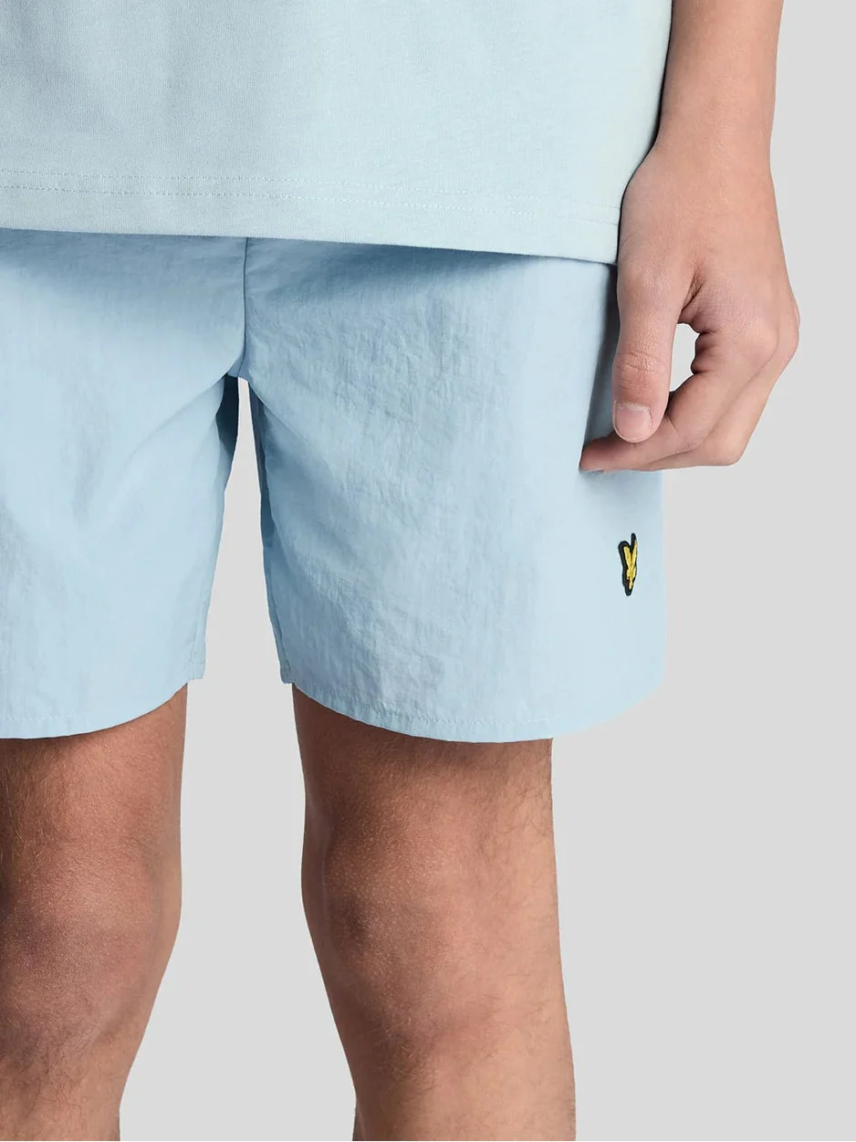 PLAIN BADESHORTS - Opal Blue - Image 5