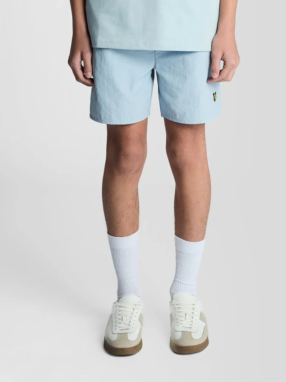 PLAIN BADESHORTS - Opal Blue - Image 2