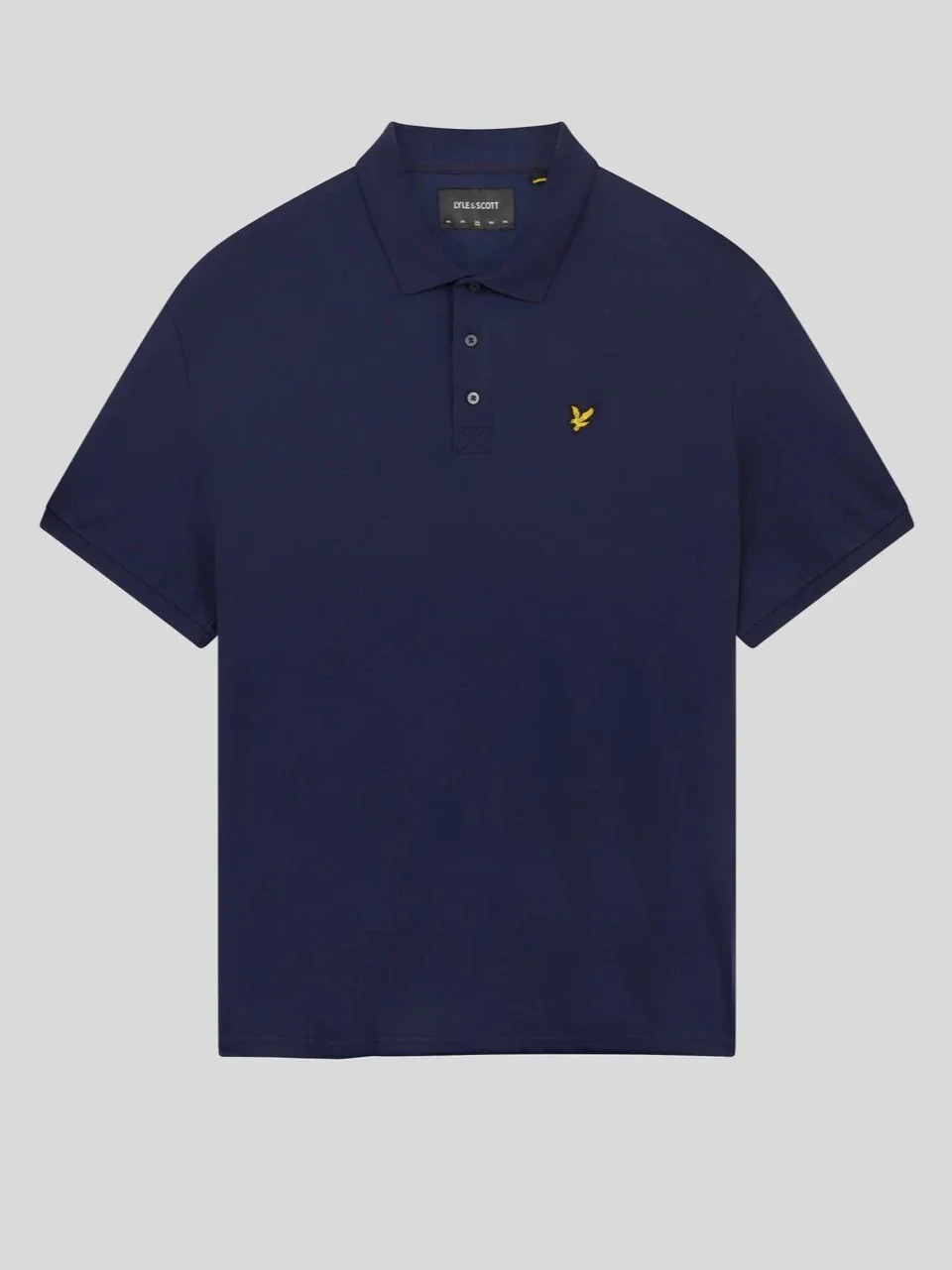Plain polo skjorte - navy - Image 2