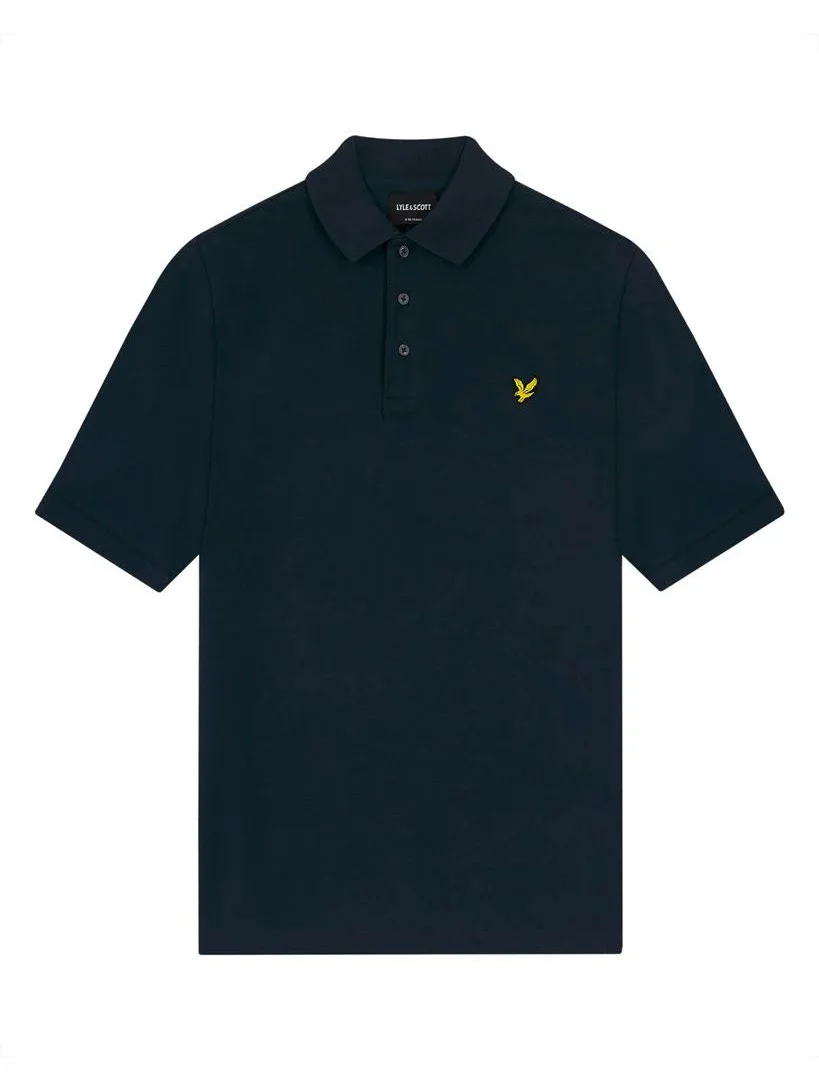 PLAIN POLO T-SKJORTE - Navy