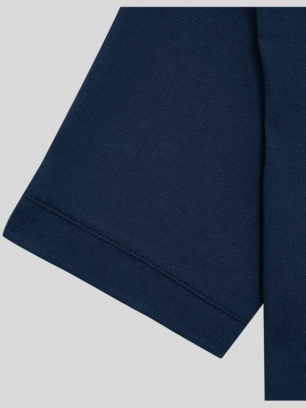 PLAIN POLO T-SKJORTE - Navy - Image 3