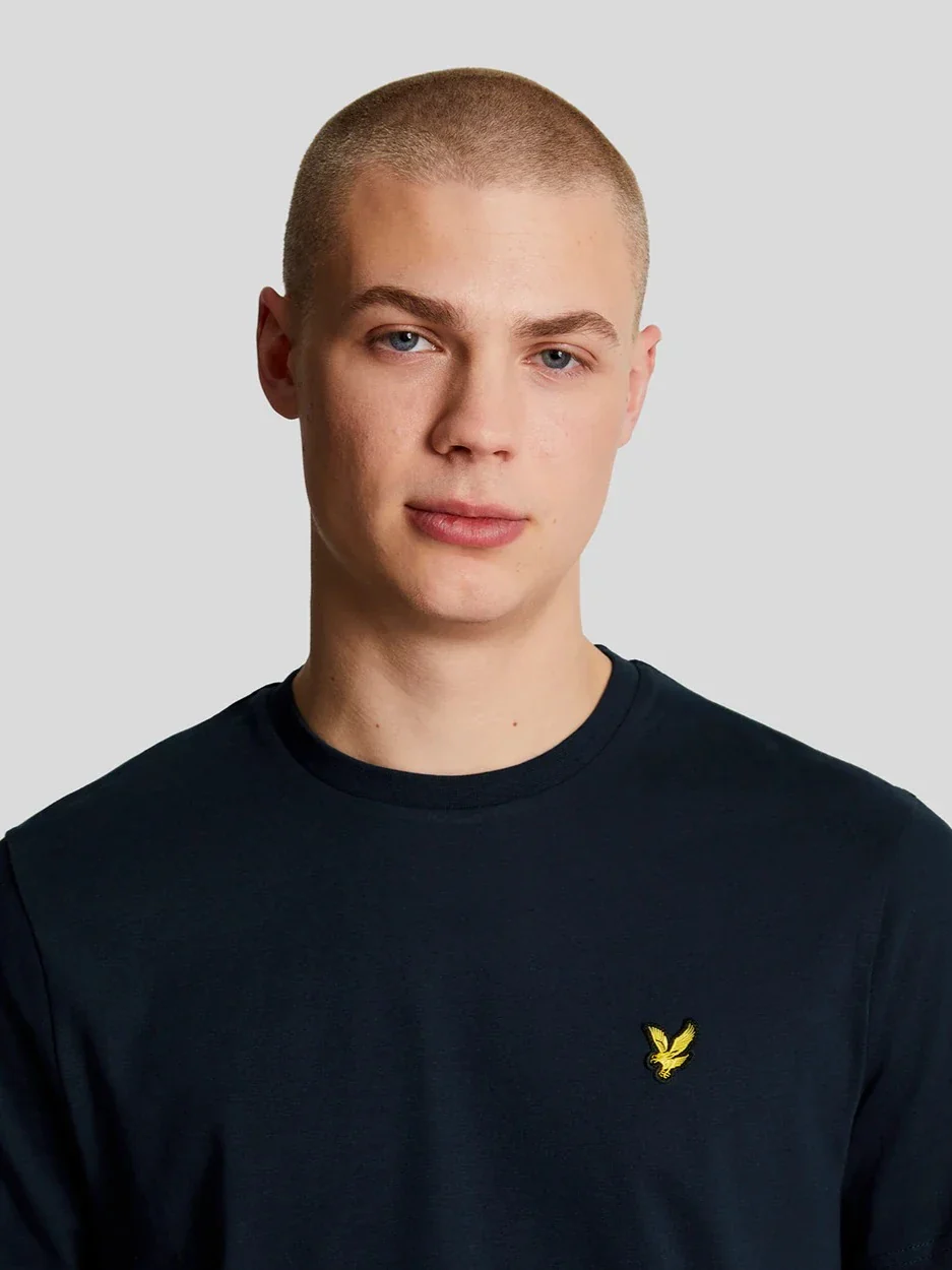 Plain t-skjorte - navy - Image 4