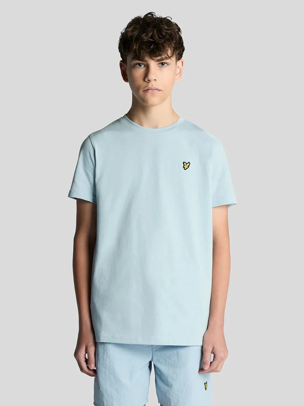 PLAIN T-SKJORTE - Opal Blue - Image 2
