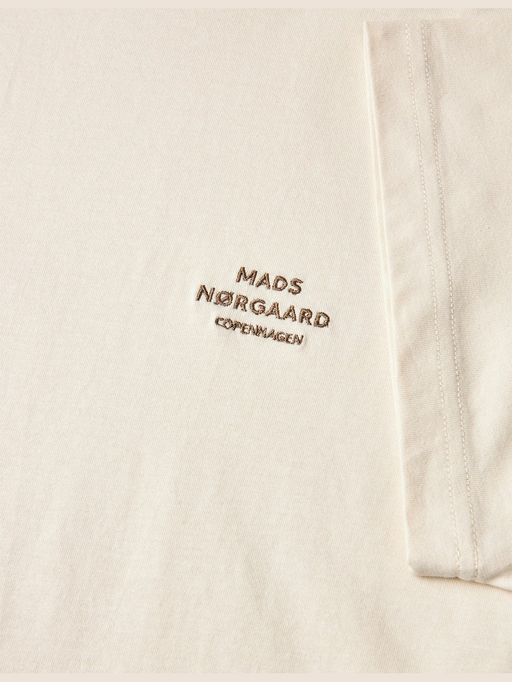 Cotton jersey frode logo t-skjorte - seedpearl - Image 2
