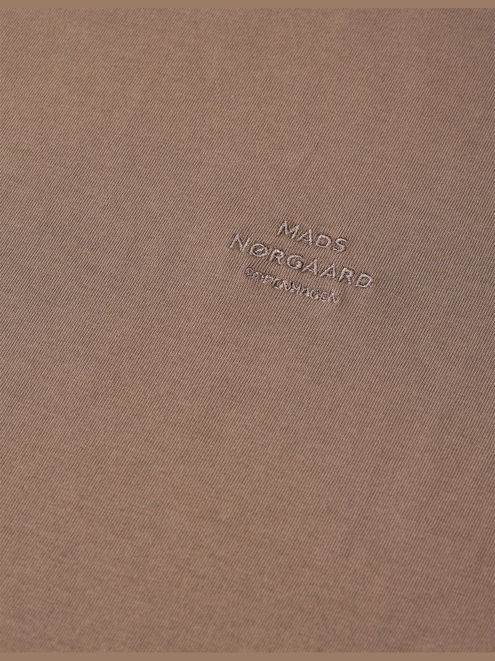 Cotton jersey frode logo t-skjorte - walnut - Image 2