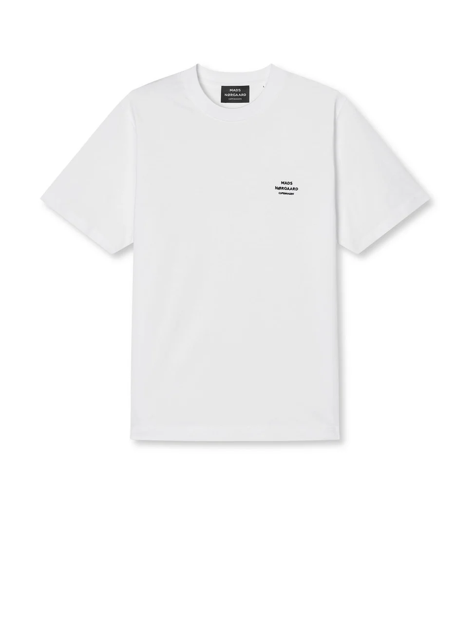 Cotton jersey frode logo t-skjorte - white