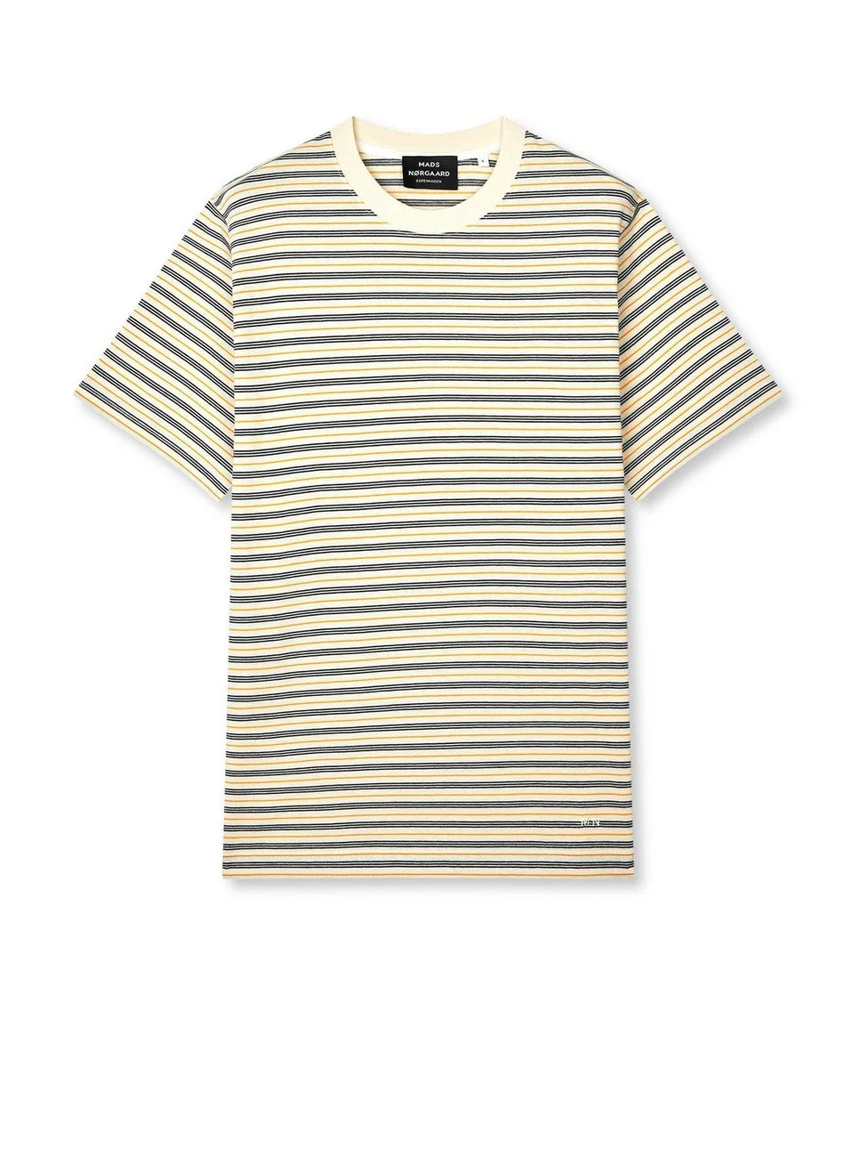 Cotton jersey stripe frode t-skjorte - vanilla ice/sky captain/zinnia
