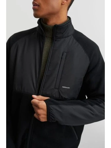 Soft fleece jakke - black - Image 3