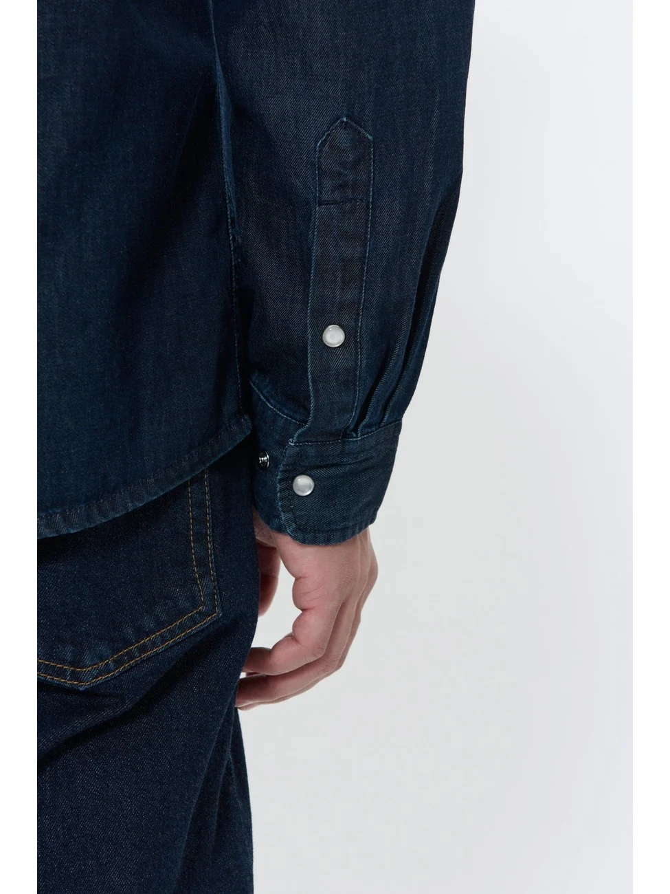 Christaldo skjorte - dark washed denim - Image 4