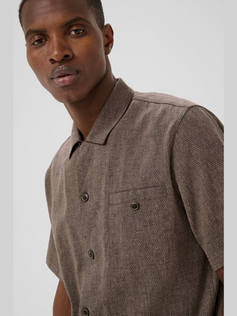 Flint heritage skjorte - chocolate brown - Image 4