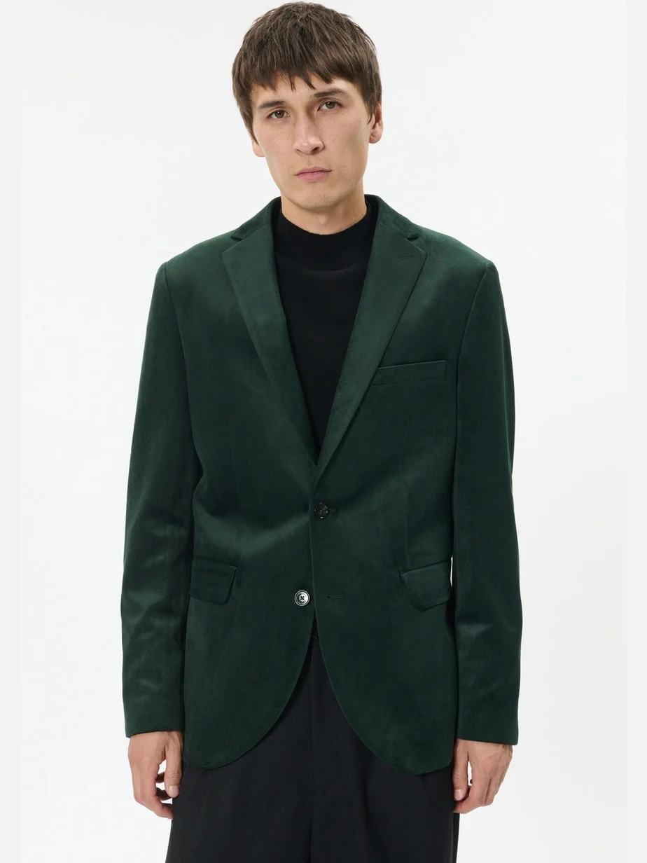 George velour blazer - scarab - Image 3