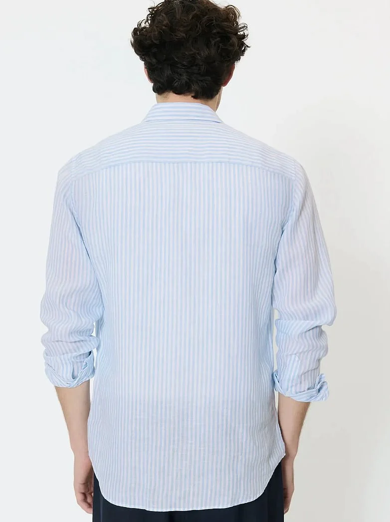 Marc linskjorte - chambray blue - Image 6