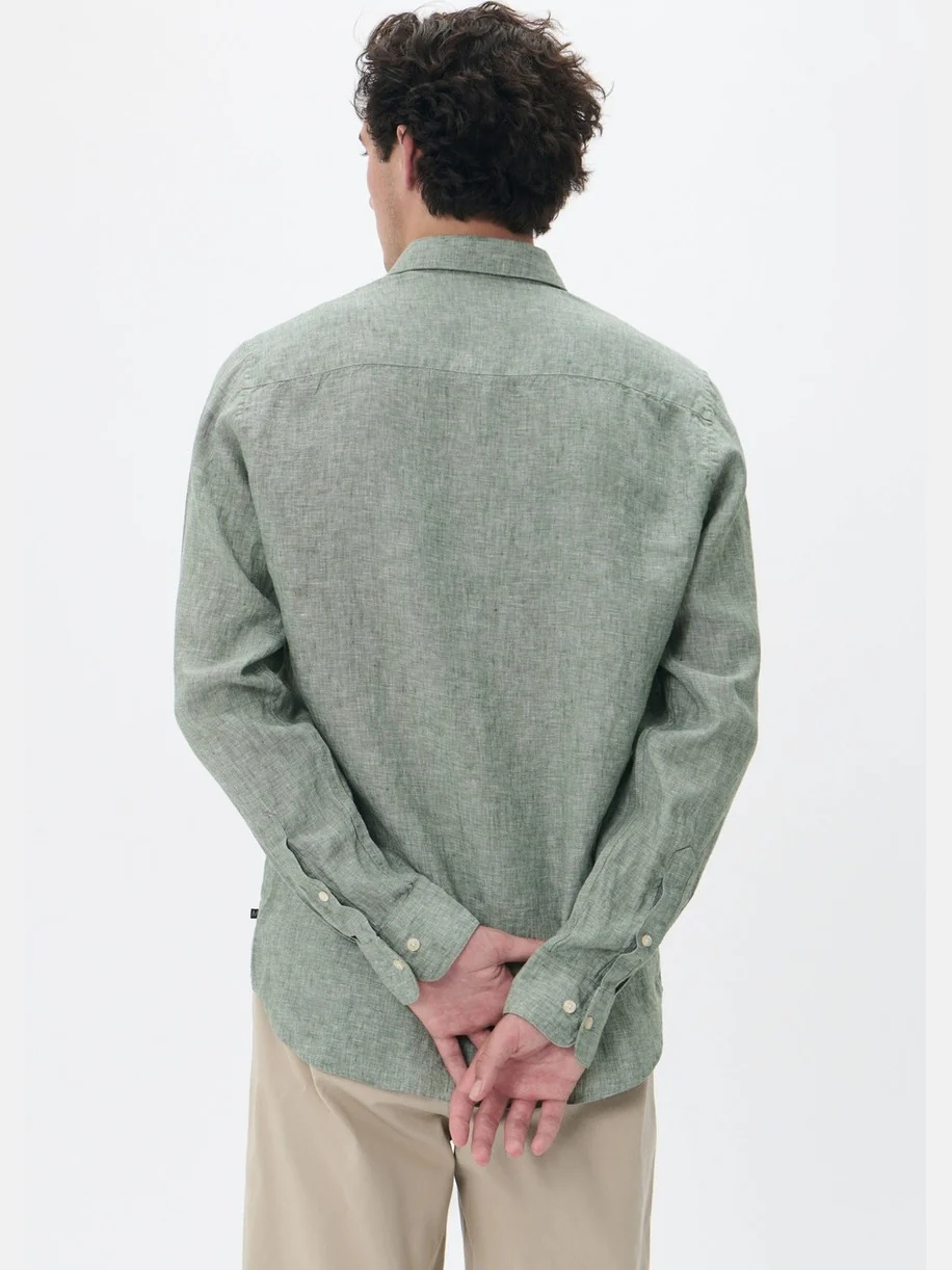 Marc linskjorte - thyme - Image 4