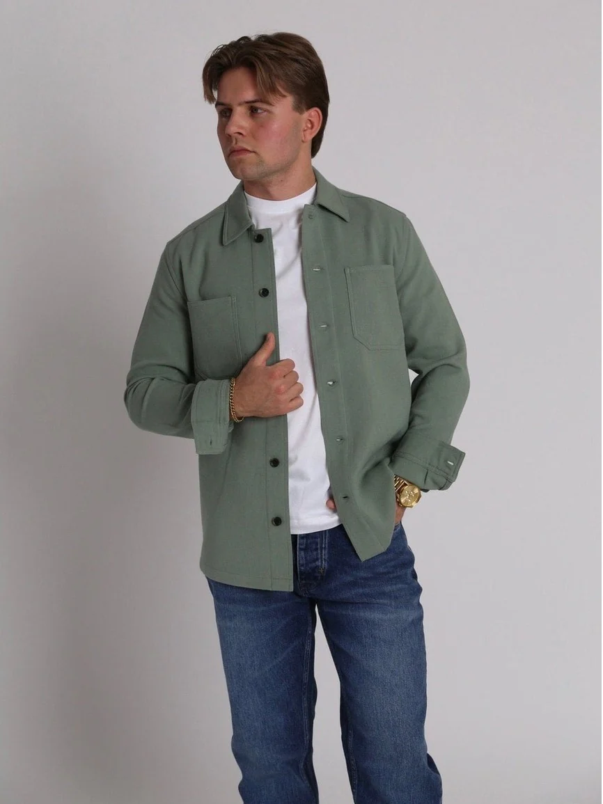Pelton overshirt - sea spray - Image 2