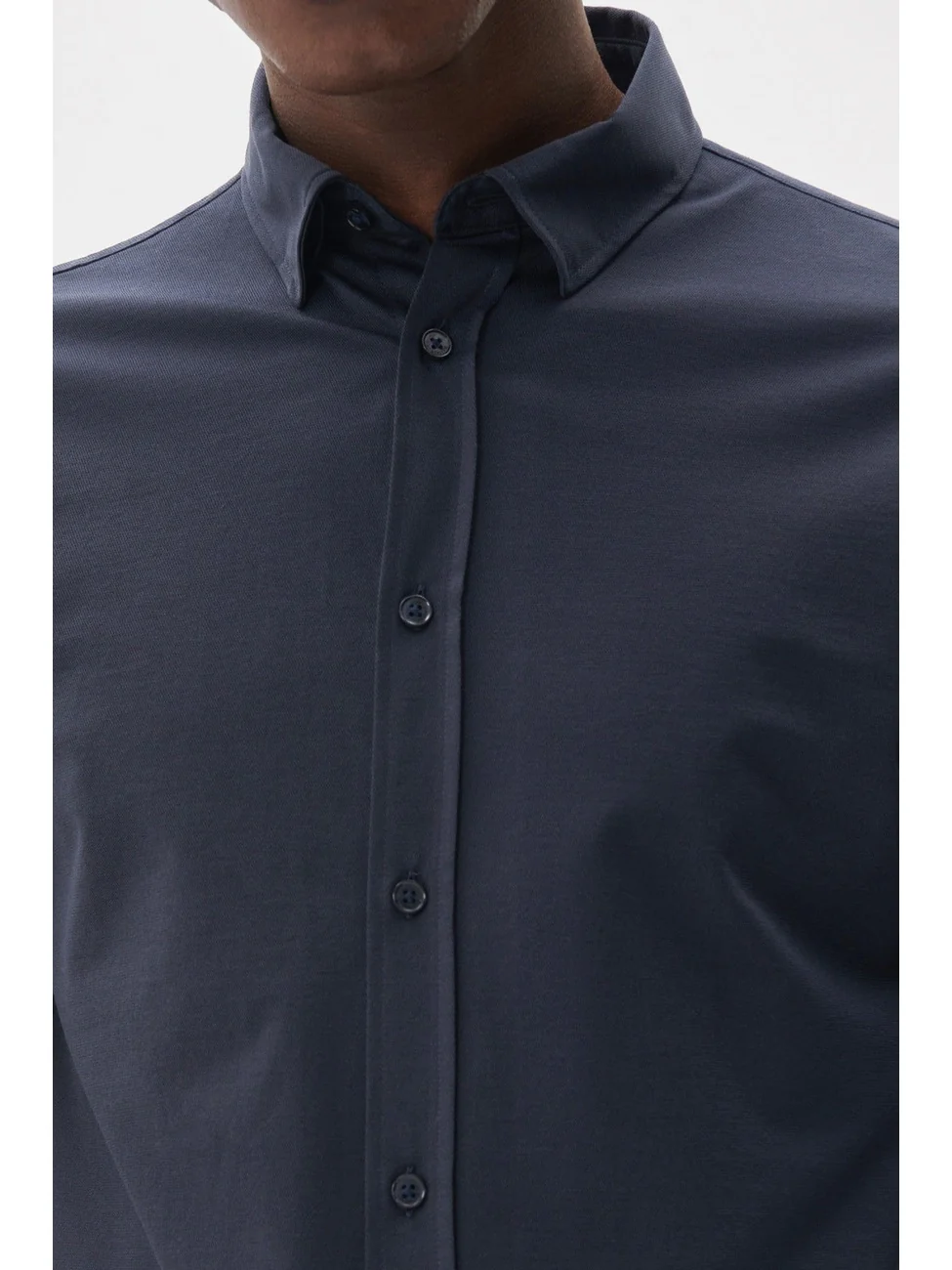 Trostol skjorte - dark navy - Image 5