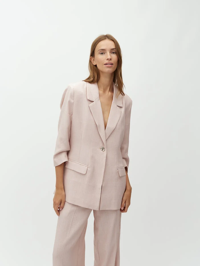 Dravina blazer - rose red light melange - Image 8