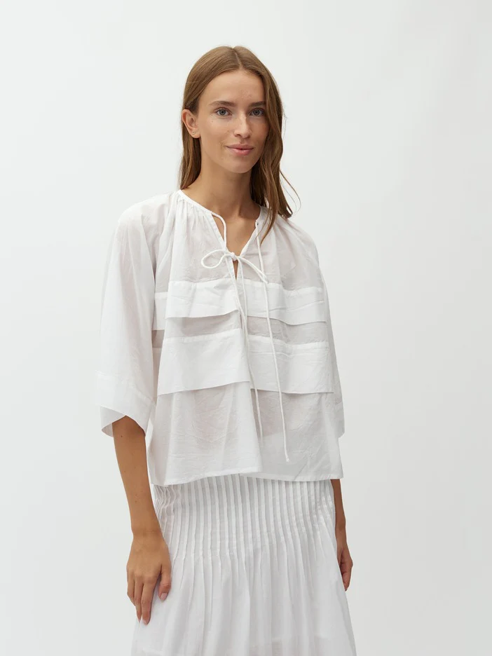 Katria bluse - wwhite