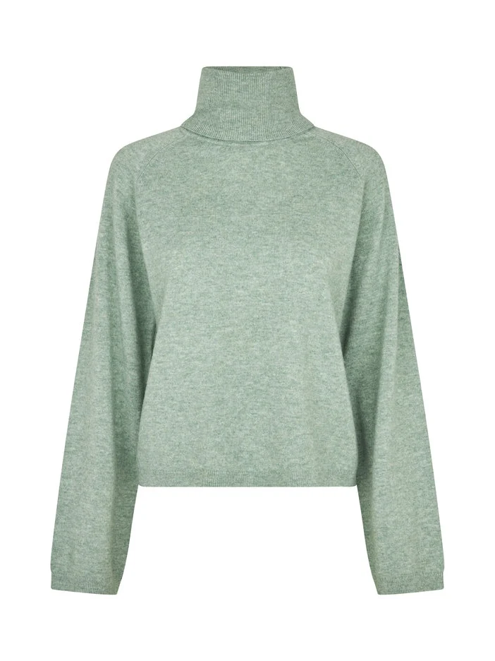 Marinna genser - iceberg green melange
