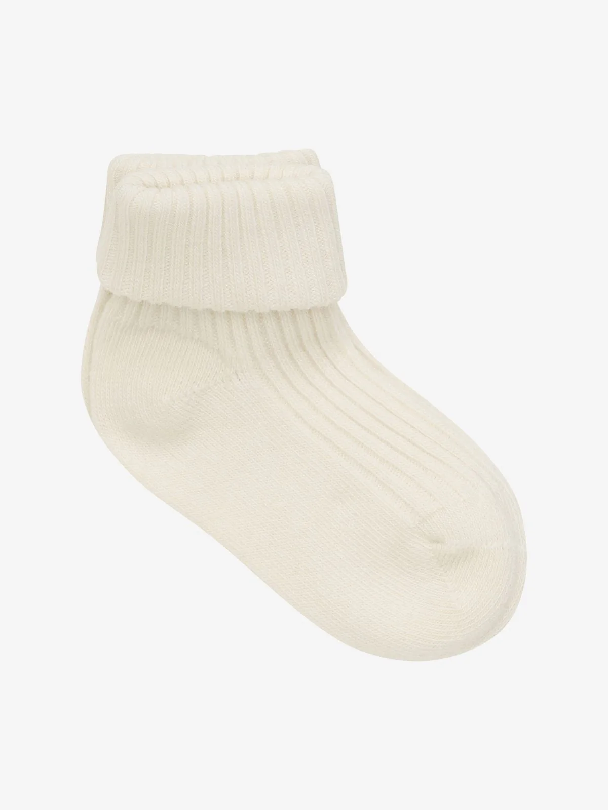BABY SOCKKER RIBB 3P - Light Taupe - Image 2