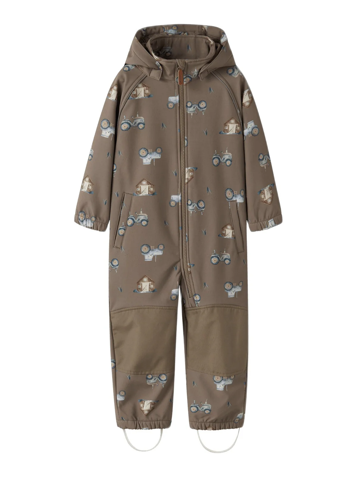 ALFA SOFTSHELLDRESS - WALNUT