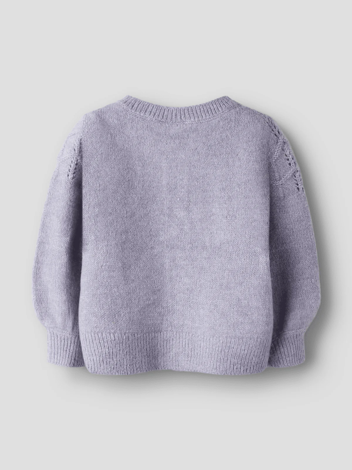 BATRILLA KNIT CARDIGAN - Lavender Gray - Image 2