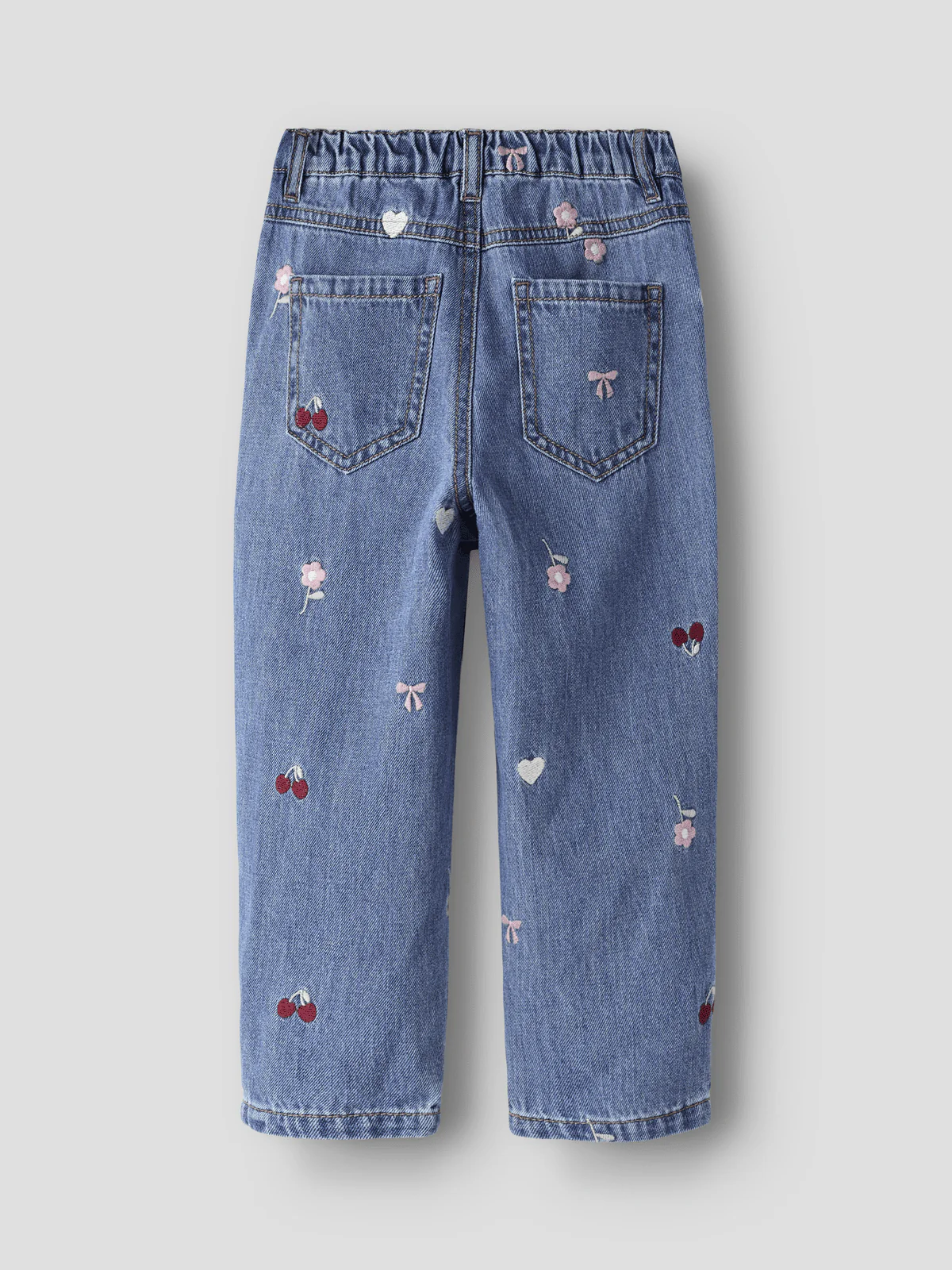BELLA BARREL JEANS - Medium Blue Denim - Image 2