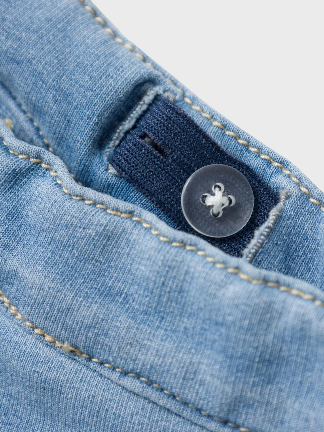 BELLA ROUND JEANS - Light Blue Denim - Image 2
