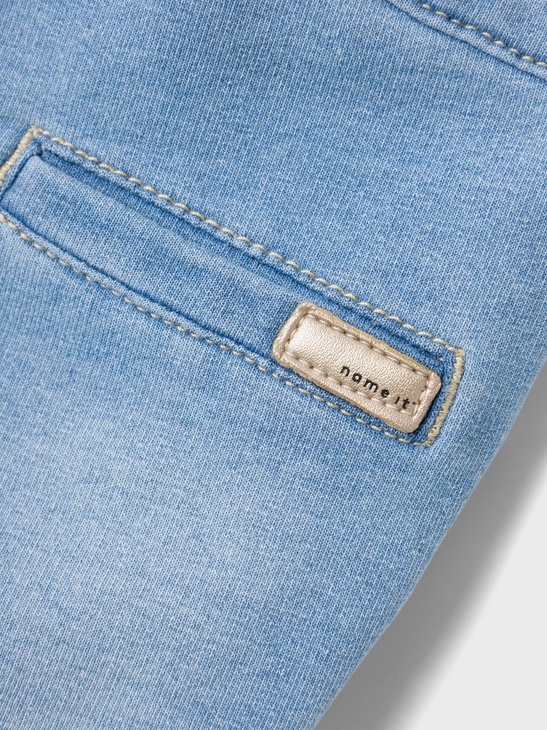 BELLA ROUND JEANS - Light Blue Denim - Image 3