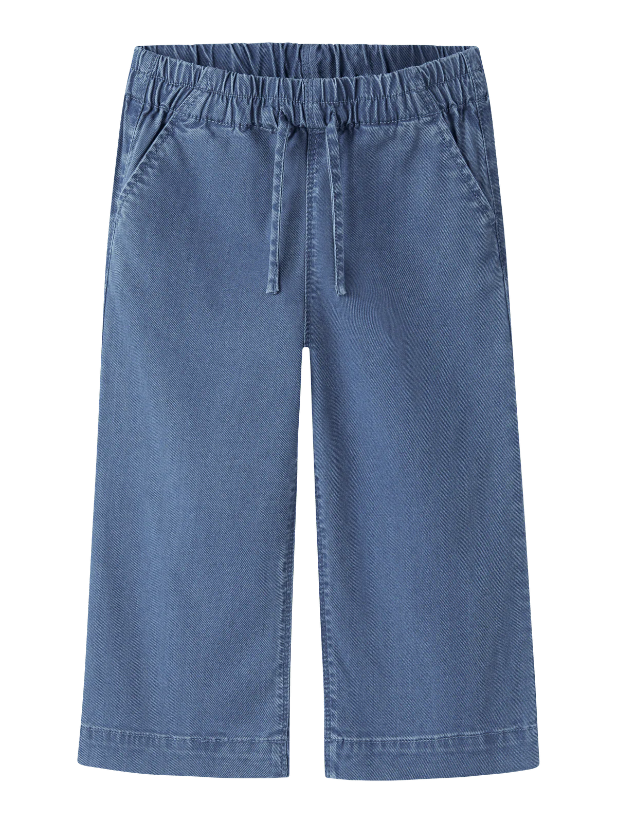 BELLA WIDE PULL UP JEANS - MEDIUM BLUE DENIM - Image 2
