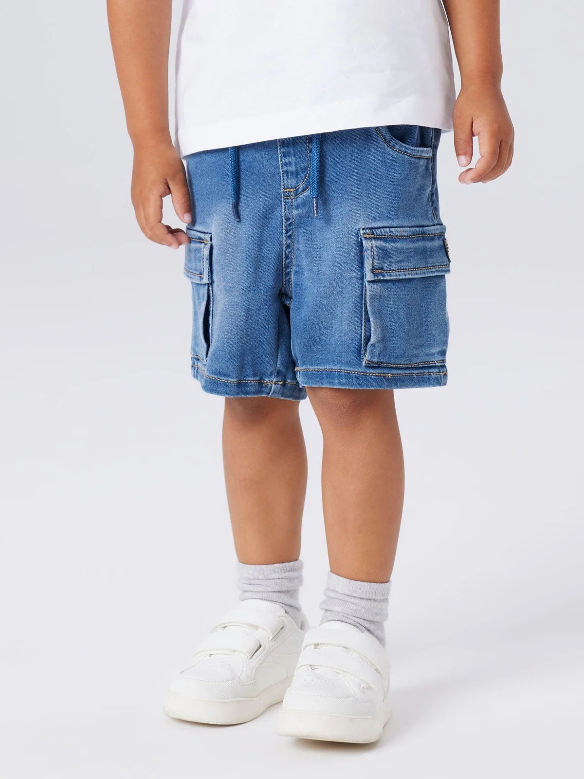 BEN BAGGY DENIM SHORTS - denim blue - Image 4