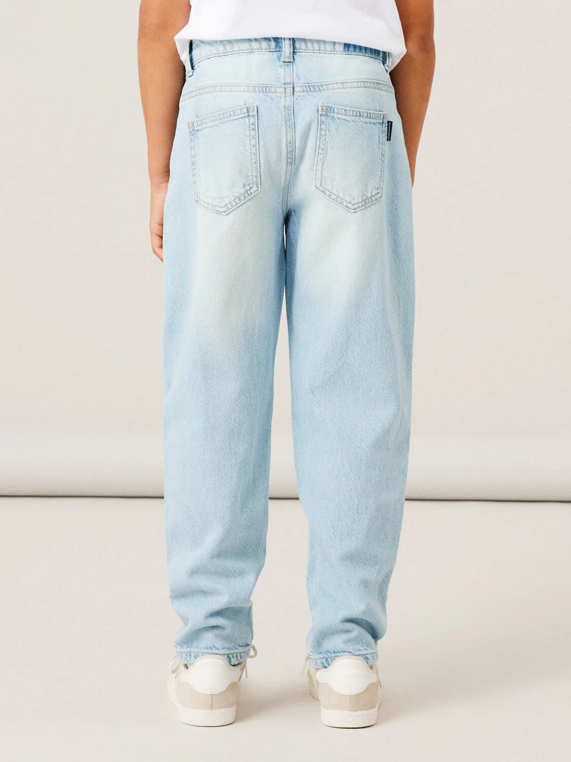 BEN TAPERED JEANS - Light Blue Denim - Image 7